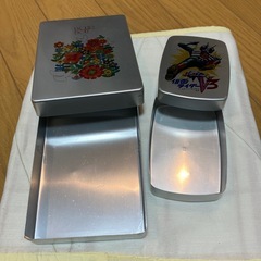 昭和レトロ　ブリキお弁当箱まとめ売りの画像