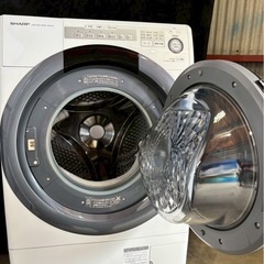SHARP 洗濯機 ES-S7C-WR 2018年製洗濯7kg乾燥3.5kgの画像
