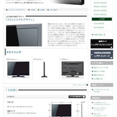東芝 REGZA 42ZG1
の画像