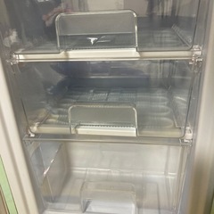 レトロ　冷蔵庫　130L 2021年製　グリーン　アイリスオーヤマの画像