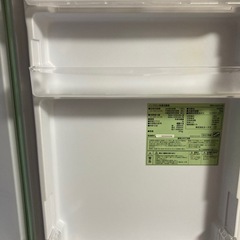 レトロ　冷蔵庫　130L 2021年製　グリーン　アイリスオーヤマの画像