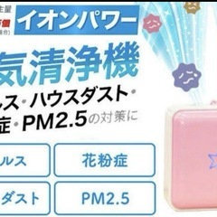 【未開封】Mini 空気清浄機 CH-A101Pの画像