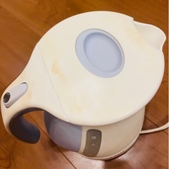 T-fal JUSTINE 電気ケトル ホワイト・ブルー 1.2Lの画像