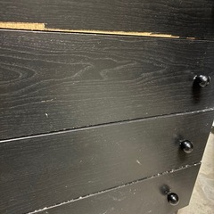 タンス　黒の画像