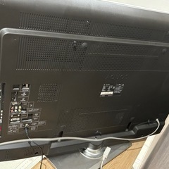 壊れたテレビ　46型の画像