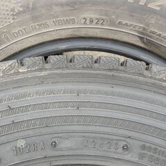 特価品　工賃込み　軽トラ軽バン専用２０２２、２０２３年製冬タイヤ１４５Ｒ１２ＬＴ（８０／７８Ｌ）　４本セットの画像