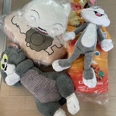 コアラのマーチ、トムジェリ等ぬいぐるみの画像