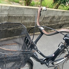 ママチャリ黒の画像