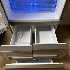 冷蔵庫　大型　415L どっちもドア　右開き　左開き　自動製氷機付きの画像