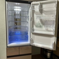 冷蔵庫　大型　415L どっちもドア　右開き　左開き　自動製氷機付きの画像