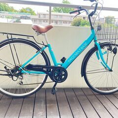 ダカラットベース260シティサイクル　２６インチ　シマノ外装７段変速　引取専用の画像