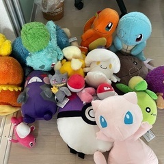 フィギュア2点　クッション2点（未開封）、ポケモンの画像