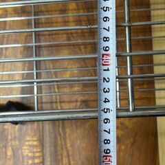 ルミナス　棚・ハンガー　三段　幅61cm　奥行46cm　高さ156cm　車輪の画像