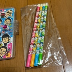 吉本　シール帳　文房具　鉛筆の画像