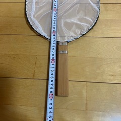 めだか黒丸容器30Lと　大きめのタモの画像