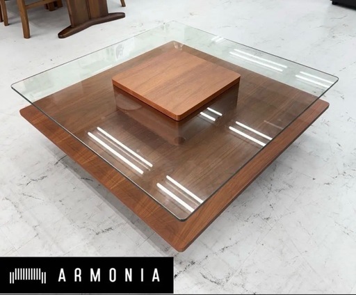 ARMONIA ガラスセンターテーブル