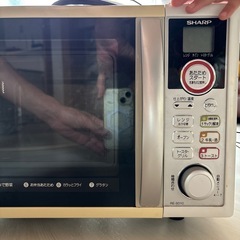 【ジャンク】SHARP オーブンレンジ RE-SD10-Wの画像