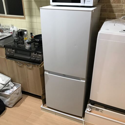 【美品】 Haier ノンフロン冷凍冷蔵庫 JR-NF140N