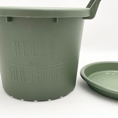 【未使用】植木鉢＋受け皿 2個セット プラスチックの画像