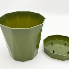 【未使用】植木鉢＋受け皿 2個セット プラスチックの画像