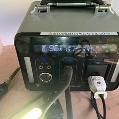 R7⑧中古ポータブル電源　icleverの画像