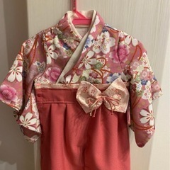 ベビー袴 袴ロンパース サイズ80 の画像