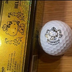 ハローキティ　ゴルフボール4個　の画像