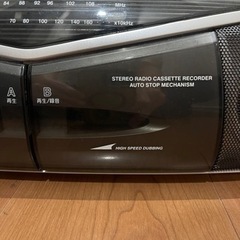 WINTECH　MJ-182 ダブルカセットレコーダーの画像