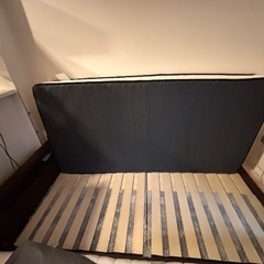 シングルベッド　ローベッド+マットレスセットの画像