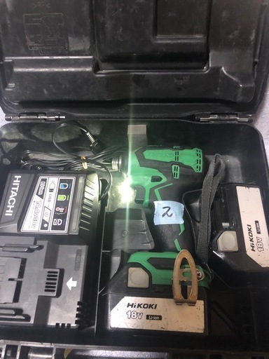 ハイコーキ18vインパクトドライバWH18DB中古品