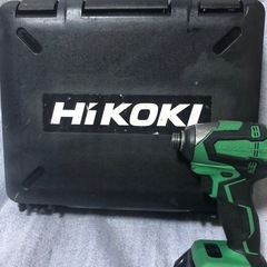 ハイコーキ18vインパクトドライバWH18DB中古品の画像