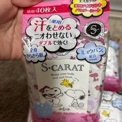 汗拭きシート4セットの画像