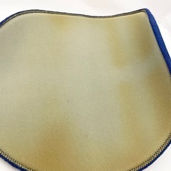 【未使用】小さなラグマット 円形 青の画像