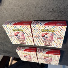 4BOX ポケモンカード151ボックスシュリンクなしの画像