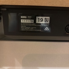 【KORG C1Air】2019年製（白）椅子もセットですの画像