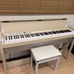 【KORG C1Air】2019年製（白）椅子もセットですの画像