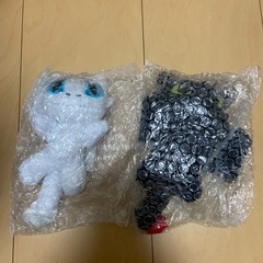 ヒックとドラゴン トゥース&ライト・フューリー マスコットキーホルダー 2種セット の画像