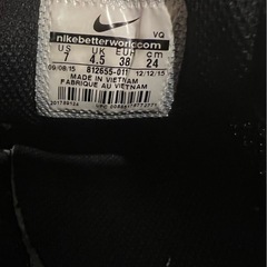 NIKE タンジュン　スニーカー　ブラック 24㎝　の画像