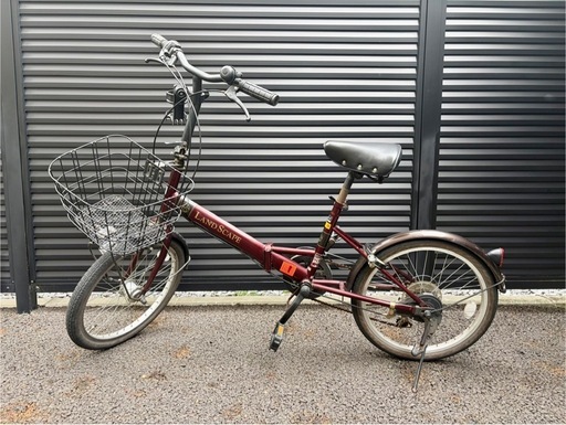 折りたたみ自転車 LANDSCAPE 6段変速 カギあり ランドスケープ 6ギア