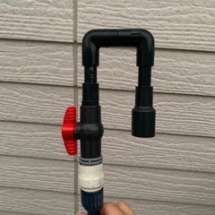水槽水換えノズル コンパクト型 しっかり掛けて高速給水 の画像