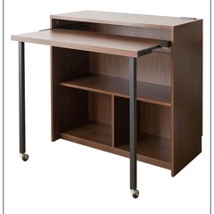 宮武製作所 Lariard　PCデスク スライダー&足元大容量収...