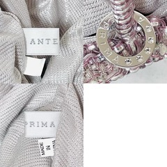 【未使用品】ANTEPRIMA アンテプリマ スクエア グリッター ワイヤーバッグ ピンクシルバー 付属品完備の画像