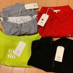 全て新品 GYDA ジェイダ  夏物トップスまとめ売りの画像