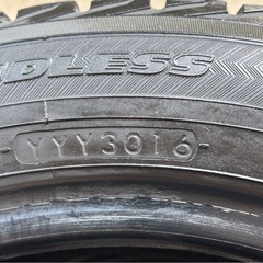 中古　スタッドレスタイヤ　ヨコハマ　アイスガード　155-65-14の画像