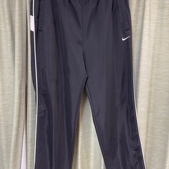 NIKE ナイキ　00s ビッグスウォッシュトラックジャケット　 ジャージ セットアップ 上下セット L パンツ ジャケット 黒の画像