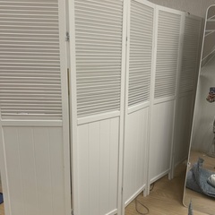 五連式パーテーションの画像