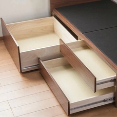 ニトリ　収納シングルベッドの画像