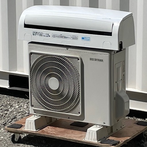 取付け可 ! ! ◇アイリスオーヤマ エアコン 6畳用 2018年製 内部クリーン 単相100V IRR-2218C 高圧洗浄済み !