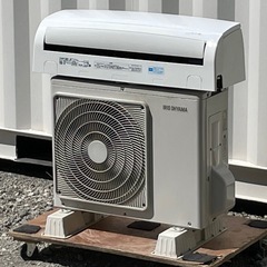 取付け可 ! ! ◇アイリスオーヤマ エアコン 6畳用 2018年製 内部クリーン 単相100V IRR-2218C 高圧洗浄済み ! 保証付き ! !の画像