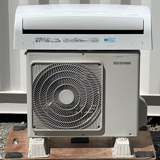 取付け可 ! ! ◇アイリスオーヤマ エアコン 6畳用 2018年製 内部 